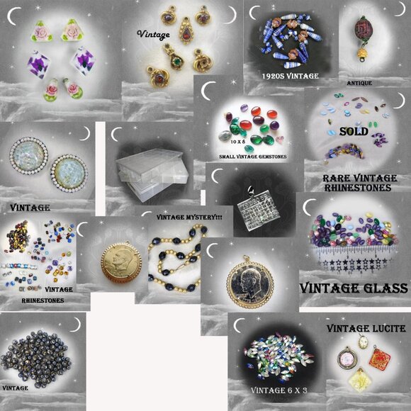 Aurora Rhinestones, Marquis Navette & Pear Shaped, 6 x 3, 7 x 3 Reseller Lot? - Picture 7 of 8